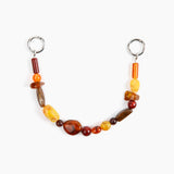 Sunset Beaded Bag Charm