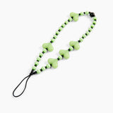 Green Heart Wristlet