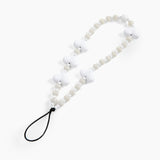 White Heart Wristlet